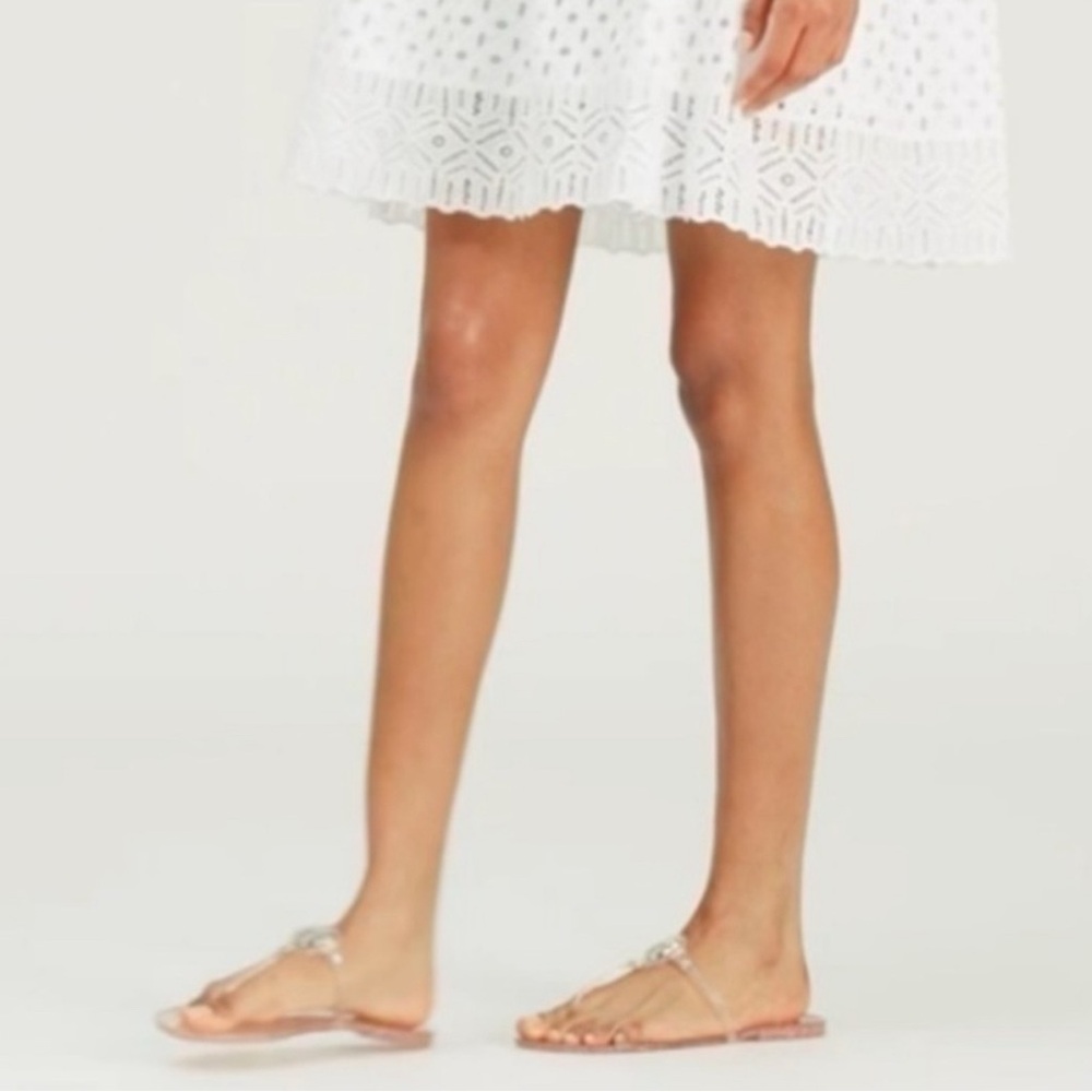 Tory Burch Minnie Muller Clear Jelly Sandal